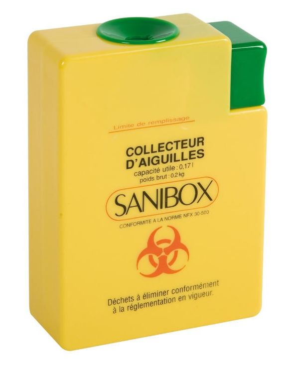 Récupérateur d´aiguilles Sanibox