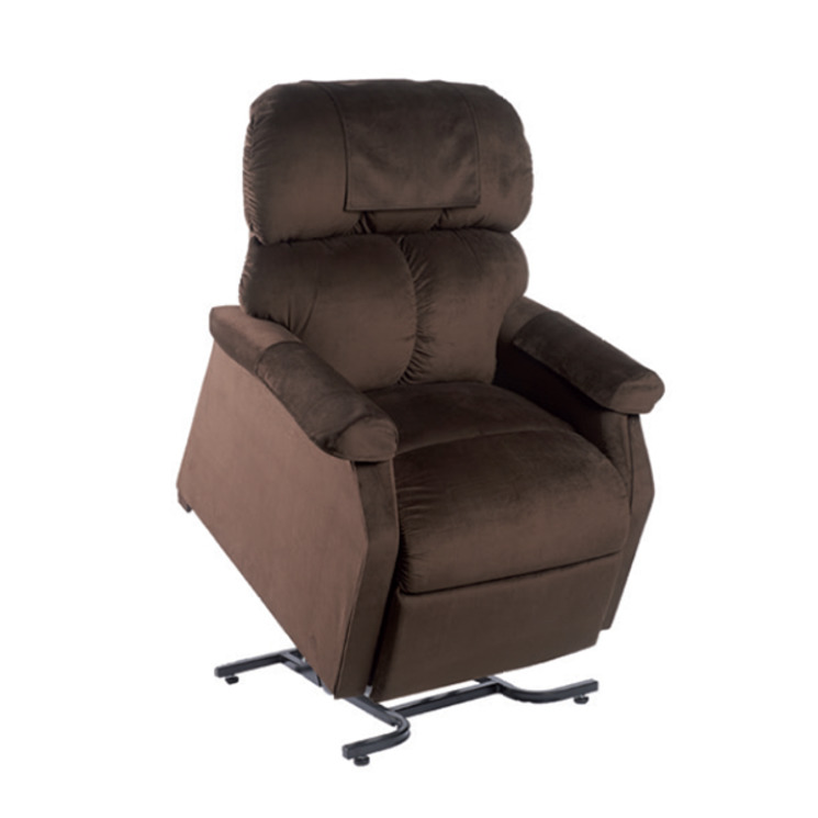 Fauteuil releveur 1 moteur Confort mini forte taille - Marron