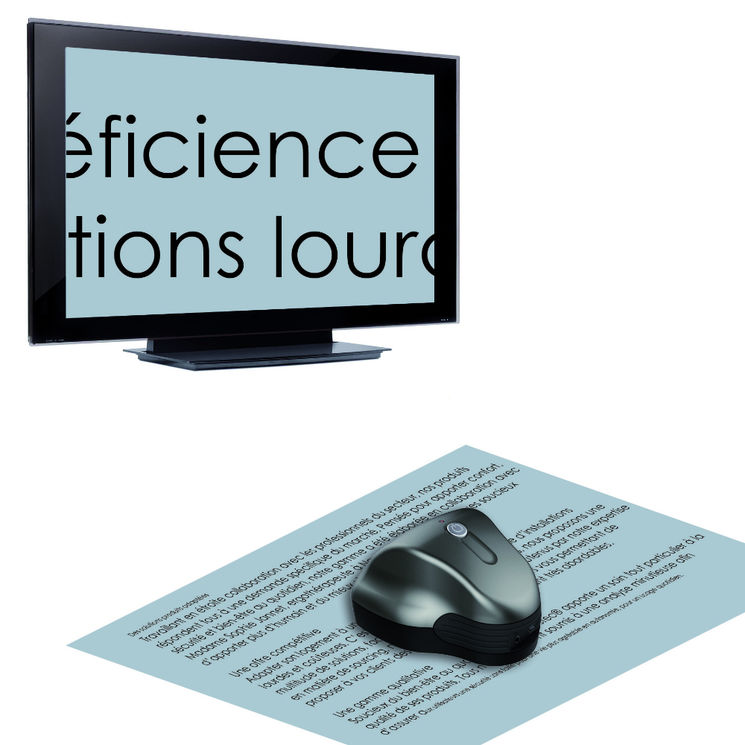 Loupe électronique TV et PC