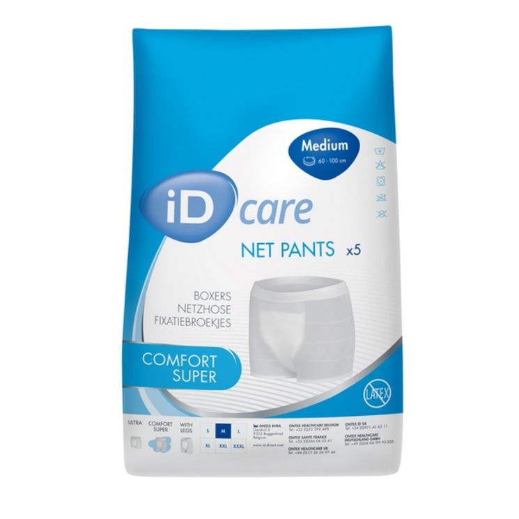 Slips de maintien iD Care Net Pants Comfort Super Taille M (60 - 100cm)