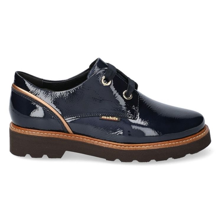 Chaussure Mephisto Mobil´s Femme Orelia Vernis - Bleu Marine