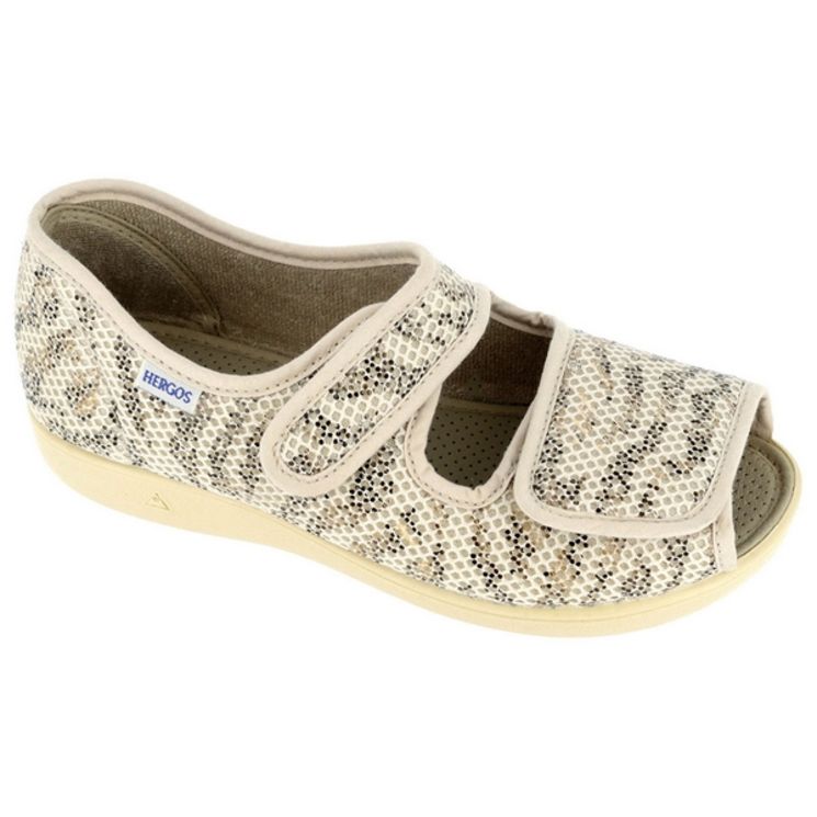 Chausson Hergos Femme Camille H0002 - Savana Beige