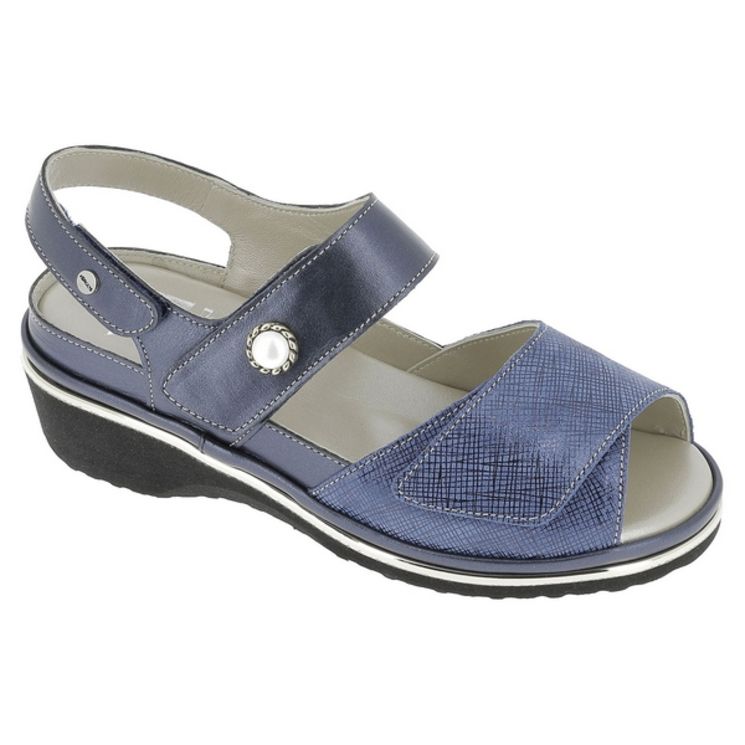 Chaussure Femme Hergos Irene H1132 - Bleu nacré