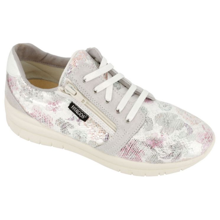 Chaussure Hergos Femme Paolina H3655 - Blanc fleuri