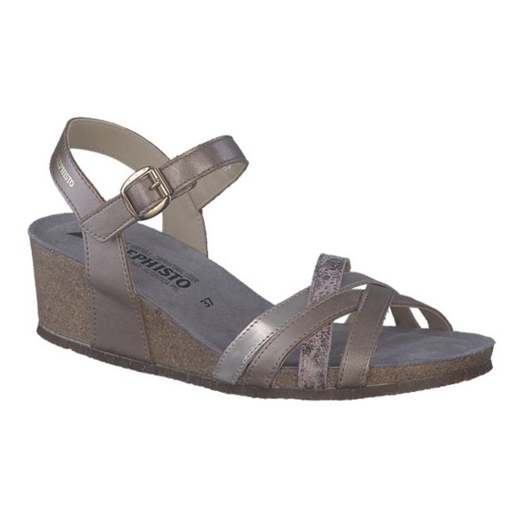 Sandale Femme Mephisto Mado Pipa - Gris taupe