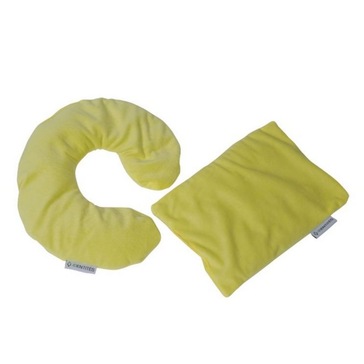 Coussin chauffant avec graines de lin