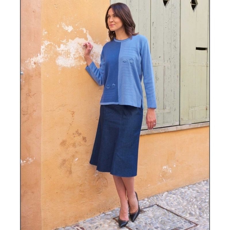 Jupe jean´s élastiquée - Georgette