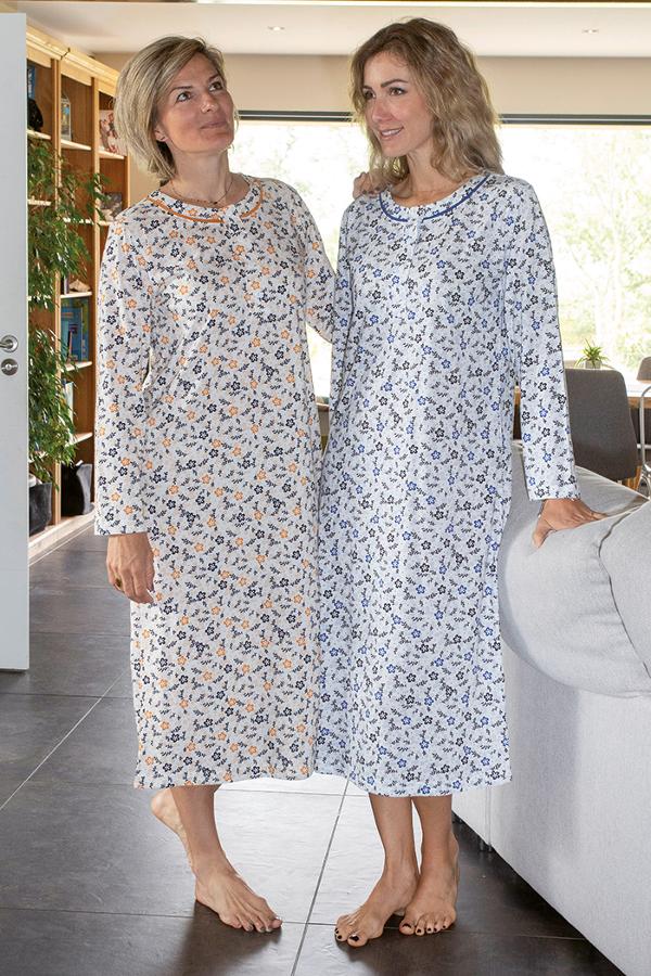 Chemise de nuit - 4 boutons à l'avant - DO