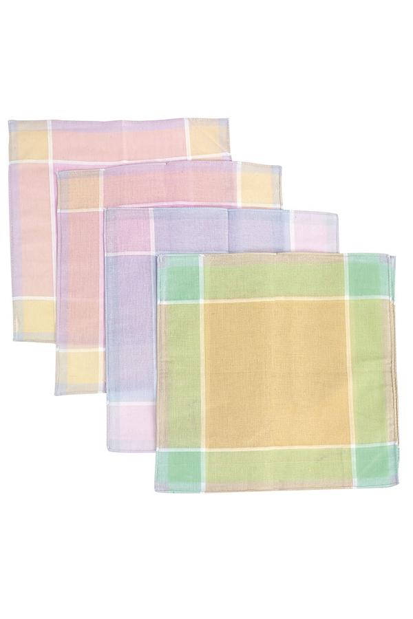 lot de 12 mouchoirs pour femme