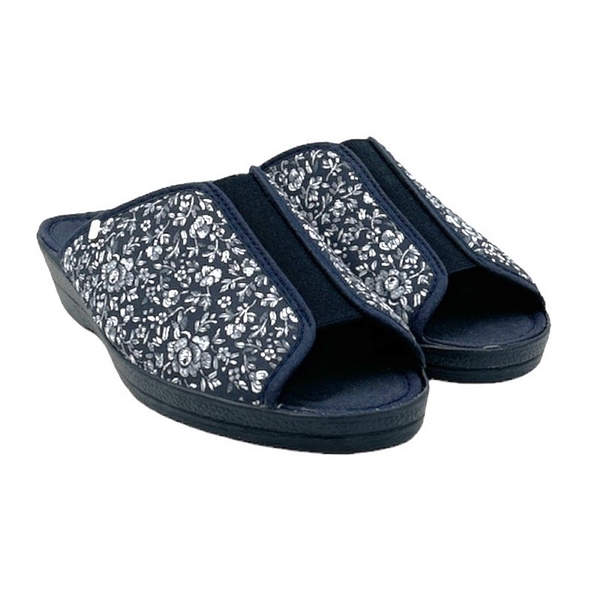 Chausson mule - Marine - Bernadette - Soir&Matin