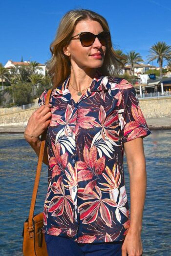 Chemise feuillage - 6E260