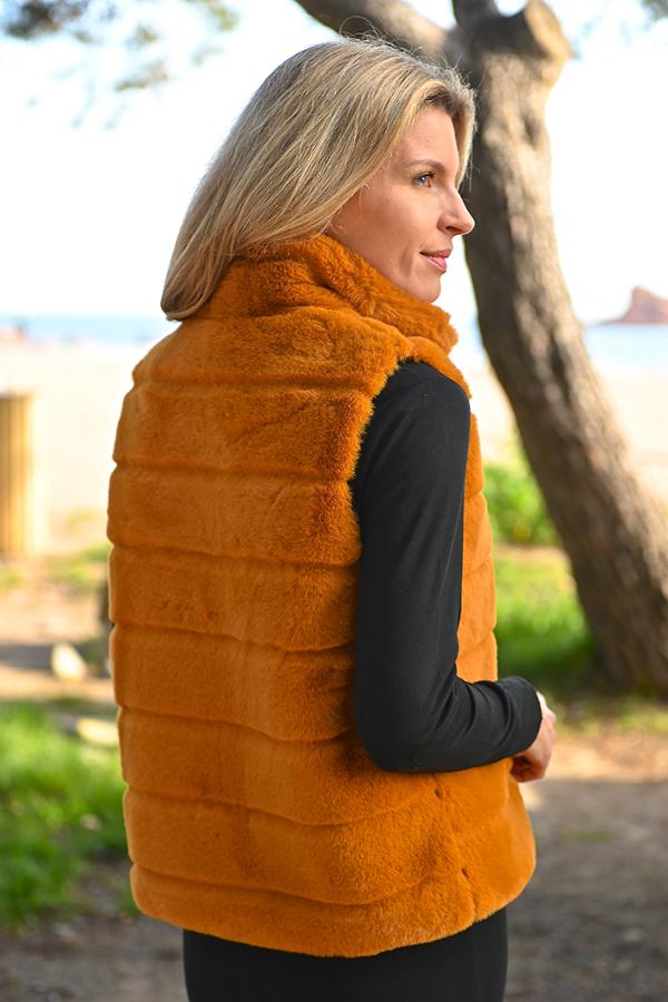Gilet fausse fourrure 5E478