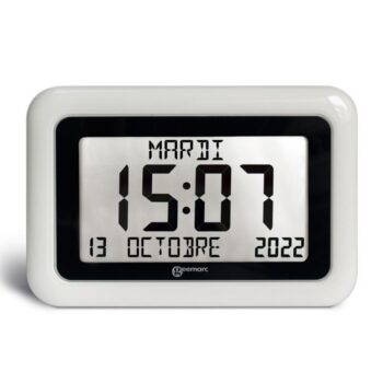 Horloge calendrier LCD Viso 10 Geemarc