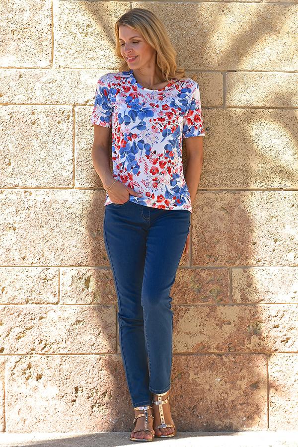 Top à fleurs - 6E133