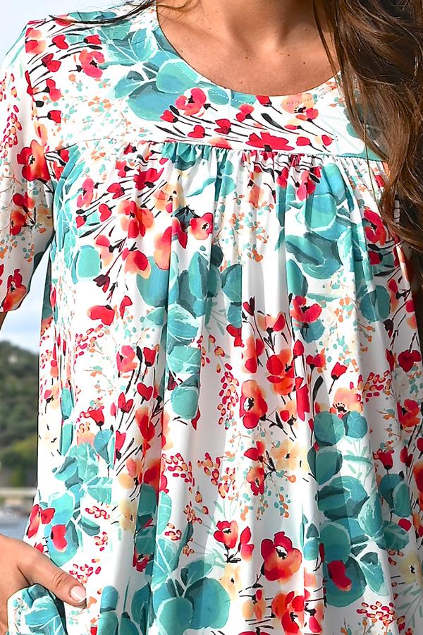 Tunique fleuris - 6E230