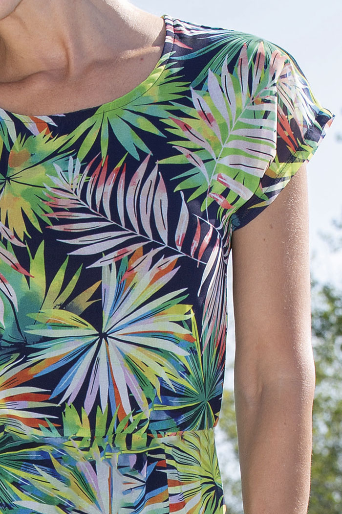 Robe feuillage - 4E730