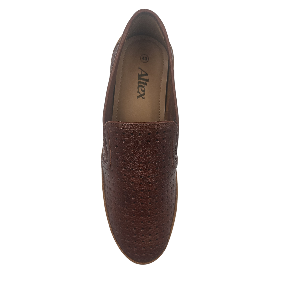 Mocassin ajouré homme - Cognac - Danny - Altex