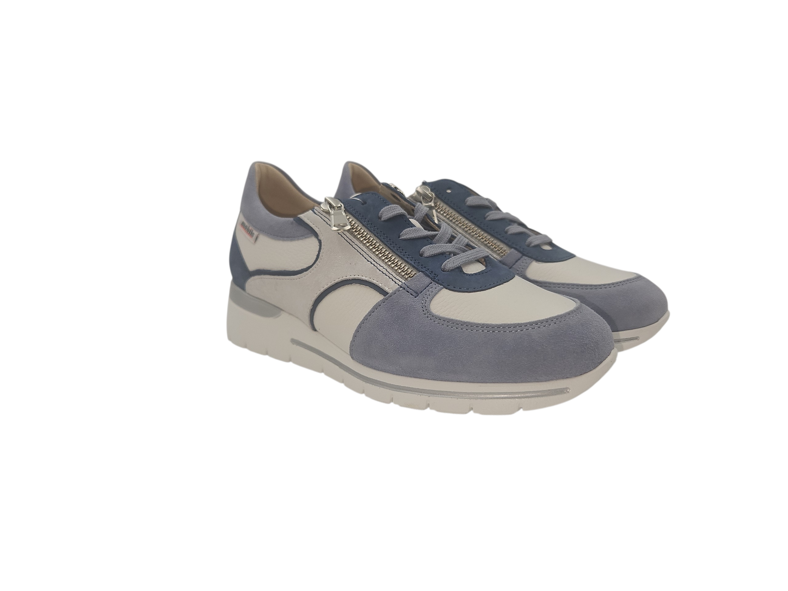 Chaussure femme - Bleu/Blanc - Esra - Mephisto Mobils