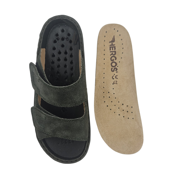 Mule homme - Kaki militaire - H40 - Hergos