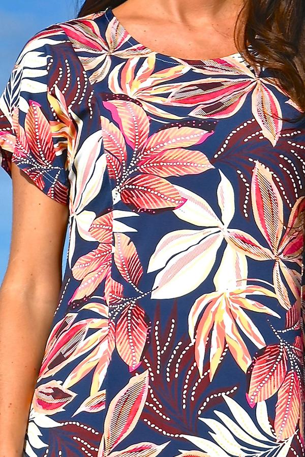 Robe fluide - Imprimé - 6E742