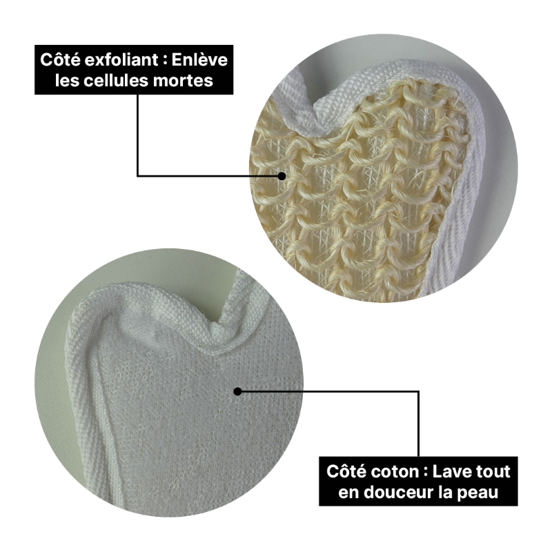 Gant de crin exfoliant – Image 3