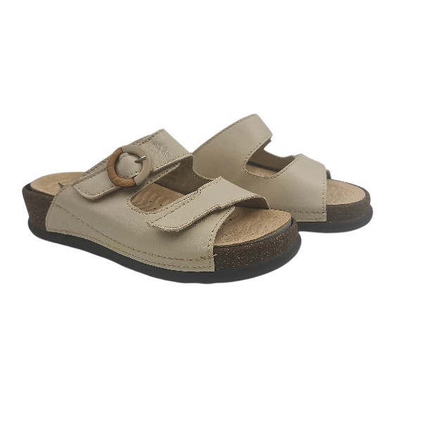 Mule femme - Crème/Panna- H1822 - Hergos – Image 2