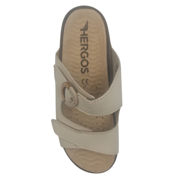 Mule femme - Crème/Panna- H1822 - Hergos – Image 3