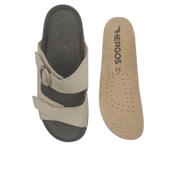 Mule femme - Crème/Panna- H1822 - Hergos – Image 4