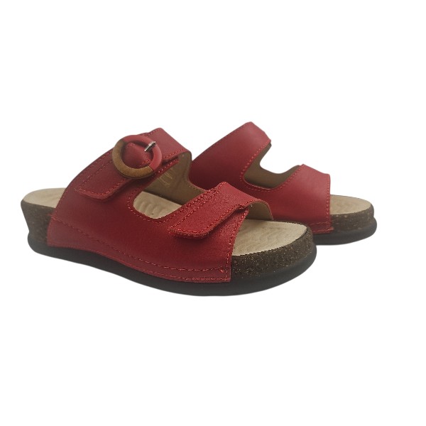 Mule femme - Rouge - H1822 - Hergos – Image 2