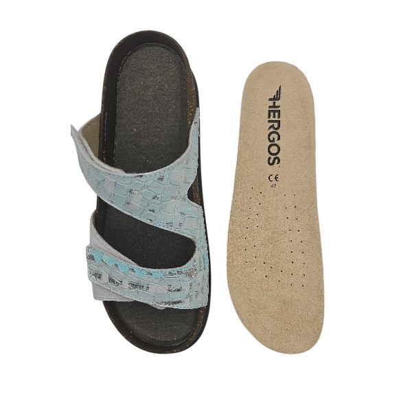 Mule femme - Verde acqua - H1831 - Hergos – Image 4