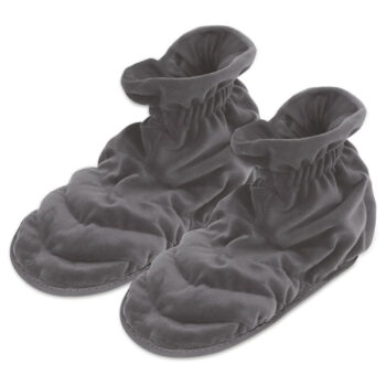 Paire de chaussons à chauffer en graines de lin
