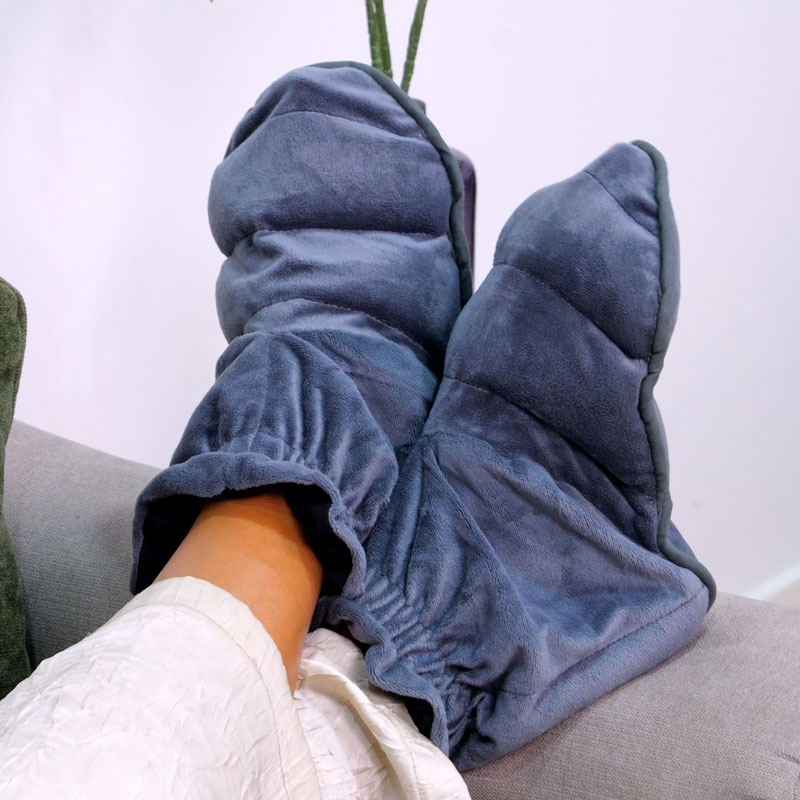 Paire de chaussons à chauffer en graines de lin – Image 6