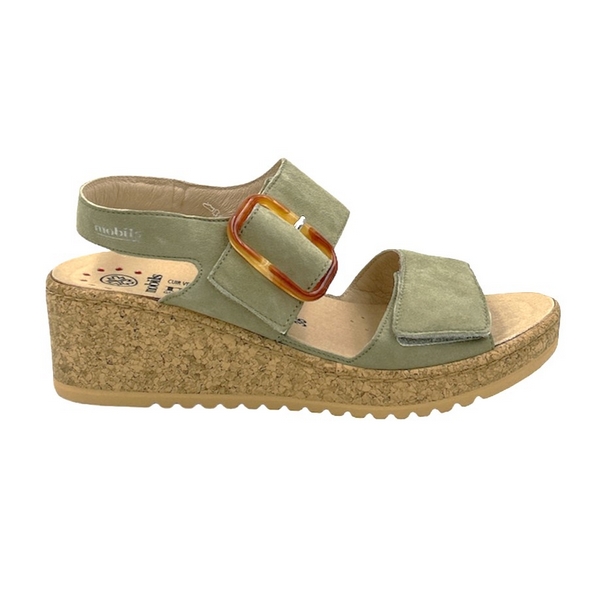 Sandale femme - Kaki pastel - Nasma - Méphisto mobil’s