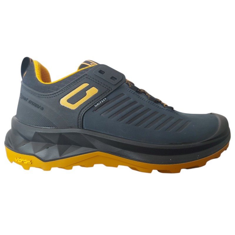 Chaussure homme - Bleu marine et jaune - KINLEY - Grisport