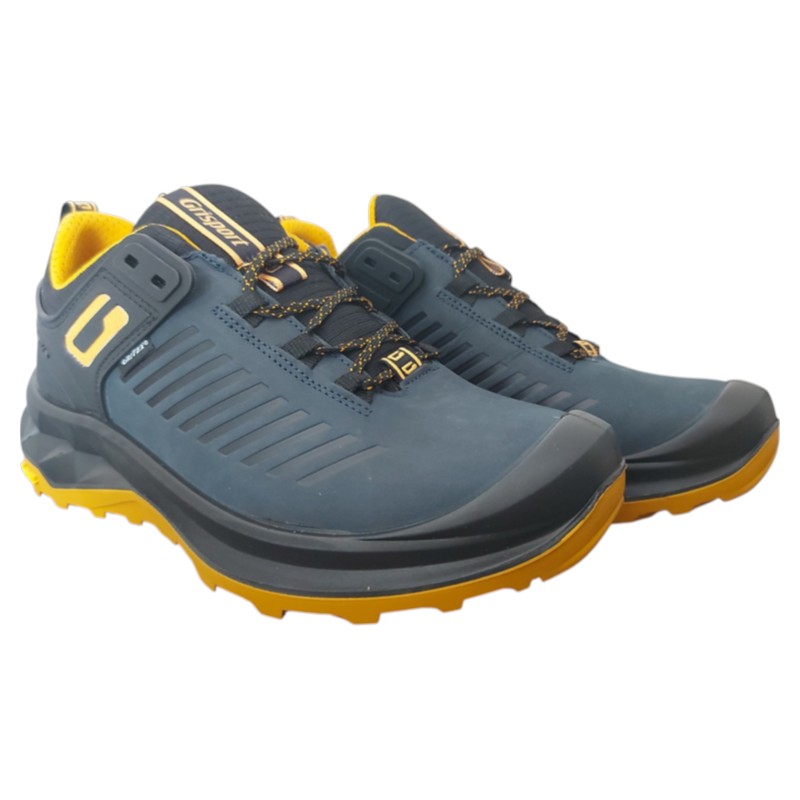 Chaussure homme - Bleu marine et jaune - KINLEY - Grisport – Image 2