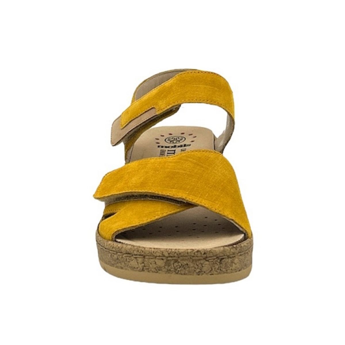 Sandale femme - Ocre - Noor lino - Méphisto mobil’s – Image 3