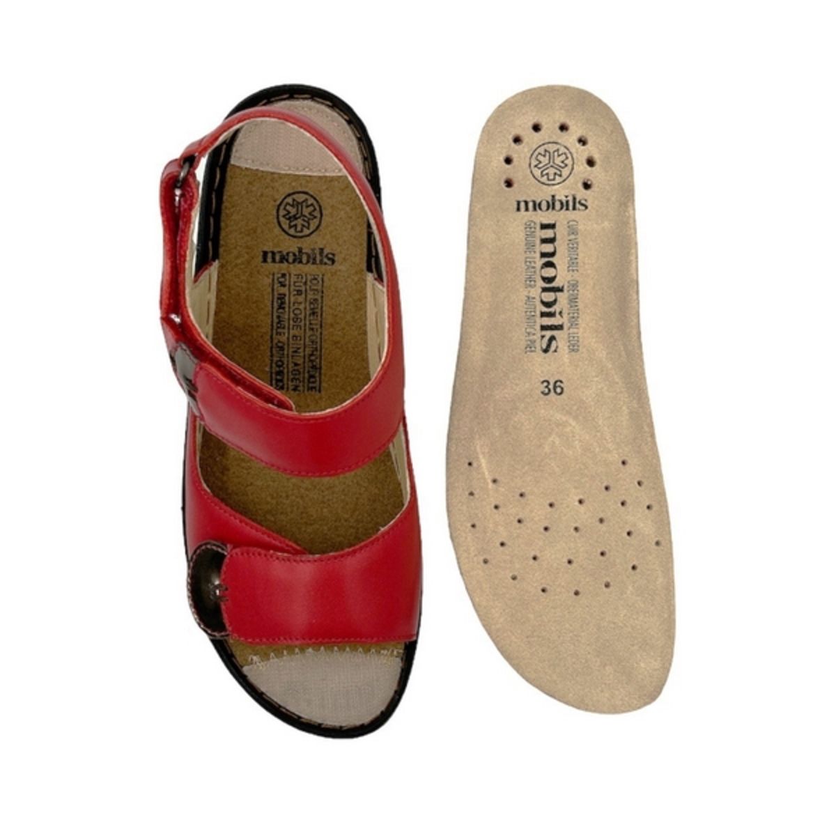 Sandale femme - Rouge - Getha Scarlet - Méphisto Mobil’s – Image 5