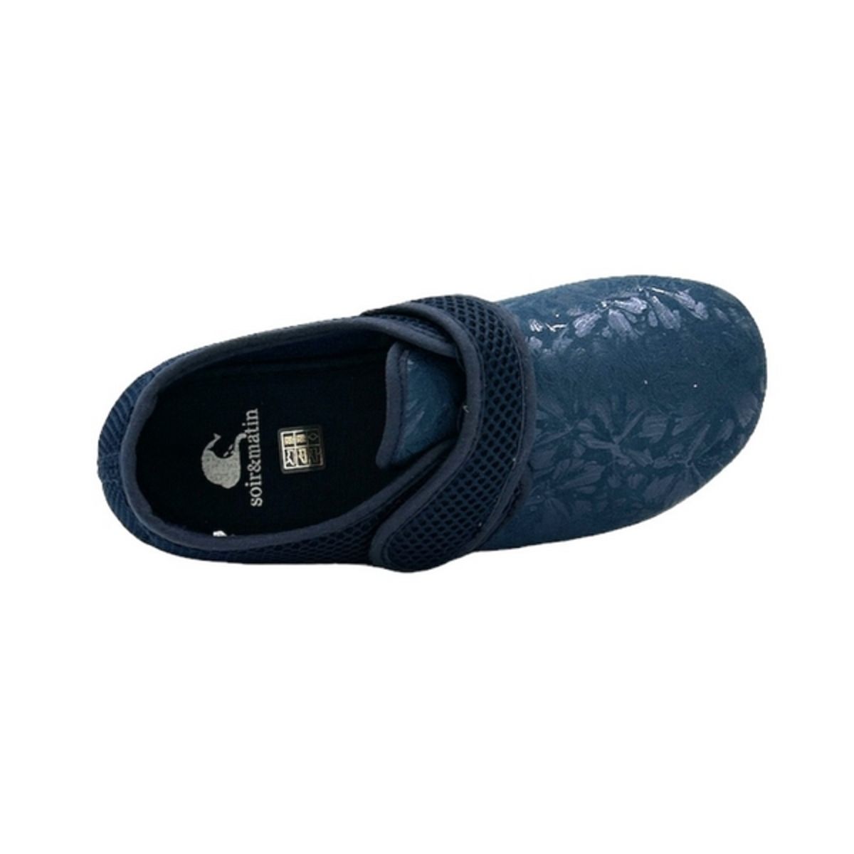 Chausson femme - Bleu marine - Promesse - Soir & Matin – Image 4