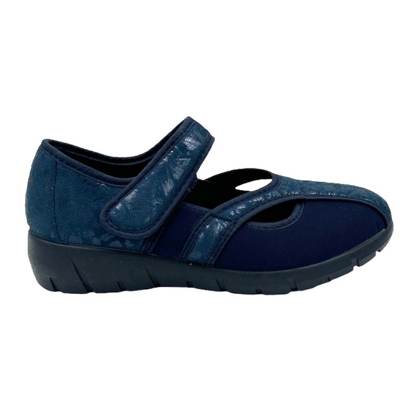 Chausson femme - Bleu marine - Souplesse - Soir&Matin
