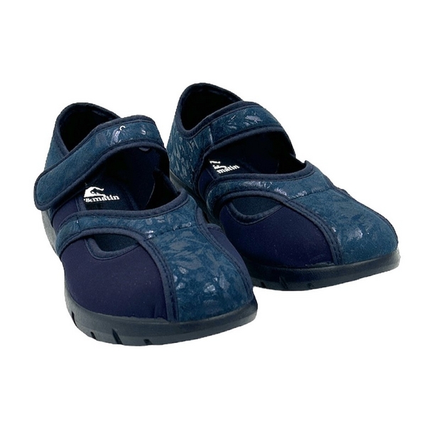 Chausson femme - Bleu marine - Souplesse - Soir&Matin – Image 2