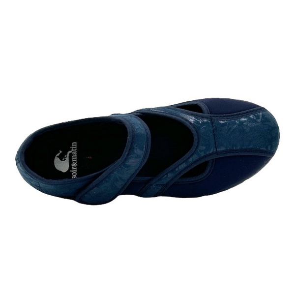 Chausson femme - Bleu marine - Souplesse - Soir&Matin – Image 4